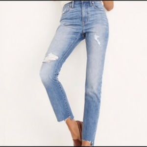 Madewell High Rise Slim Boyfriend Jeans